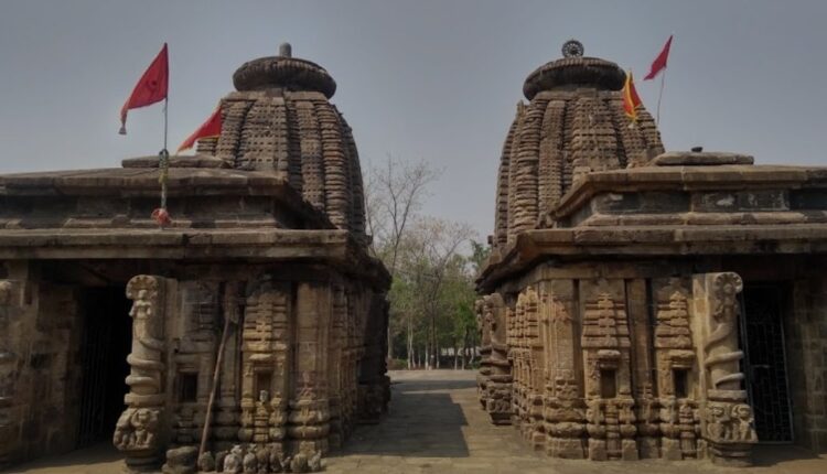 The famous twin temple is 'Chari Shambhu Temple' at Boudha  district