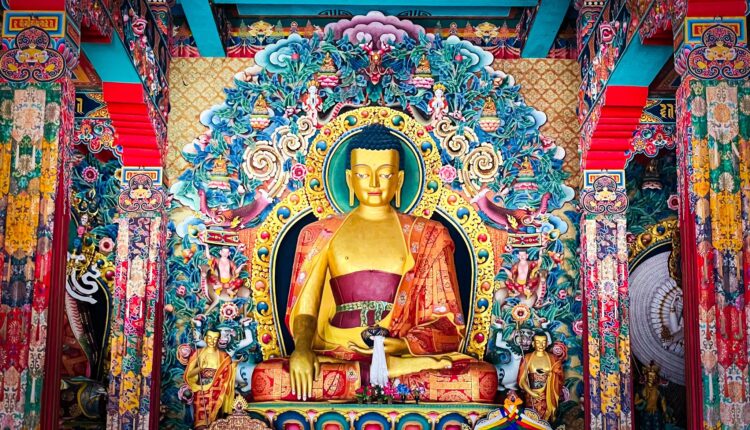 Buddhist Temple in Jirang, a  Famous Tourist Destination in the Gajapati District